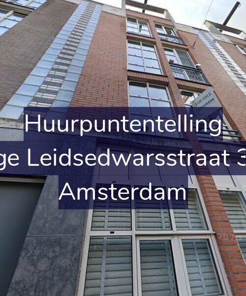 Foto gevel Huurpuntentelling voor Lange Leidsedwarsstraat 32-A, Amsterdam