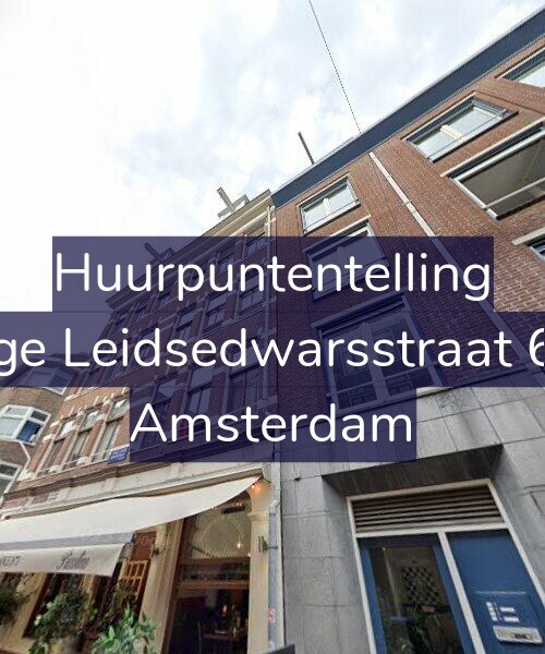 Foto gevel Huurpuntentelling voor Lange Leidsedwarsstraat 65-3, Amsterdam