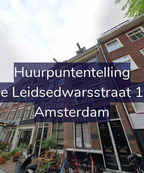 Foto gevel Huurpuntentelling voor Lange Leidsedwarsstraat 164-2, Amsterdam
