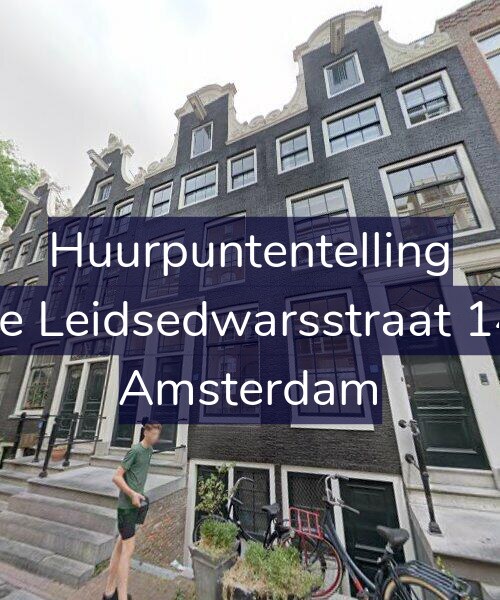 Foto gevel Huurpuntentelling voor Lange Leidsedwarsstraat 146-H, Amsterdam