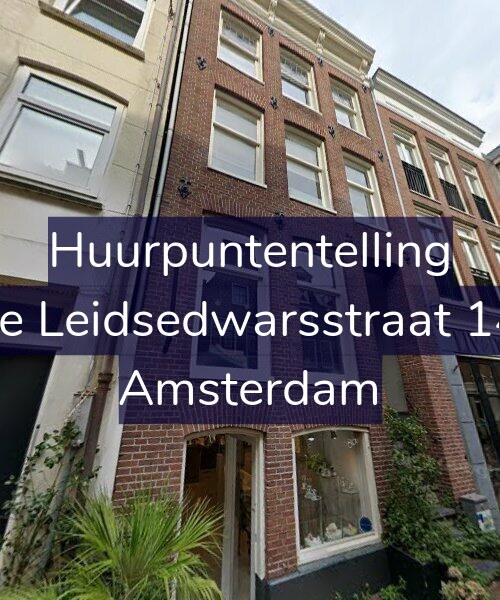 Foto gevel Huurpuntentelling voor Lange Leidsedwarsstraat 145-H, Amsterdam