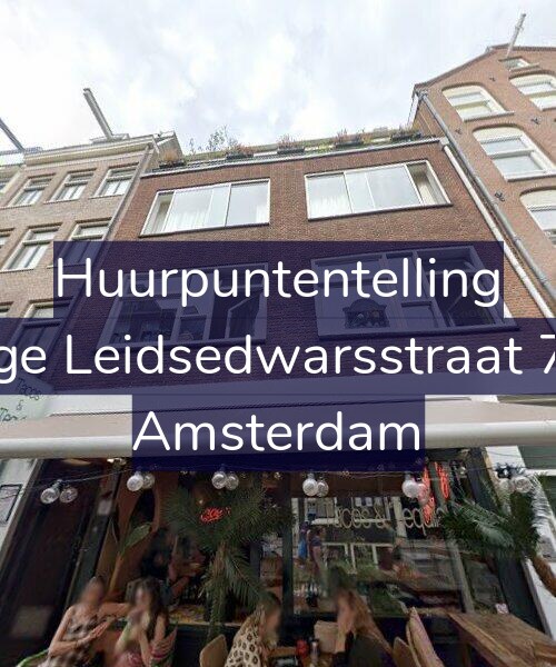Foto gevel Huurpuntentelling voor Lange Leidsedwarsstraat 75-1, Amsterdam