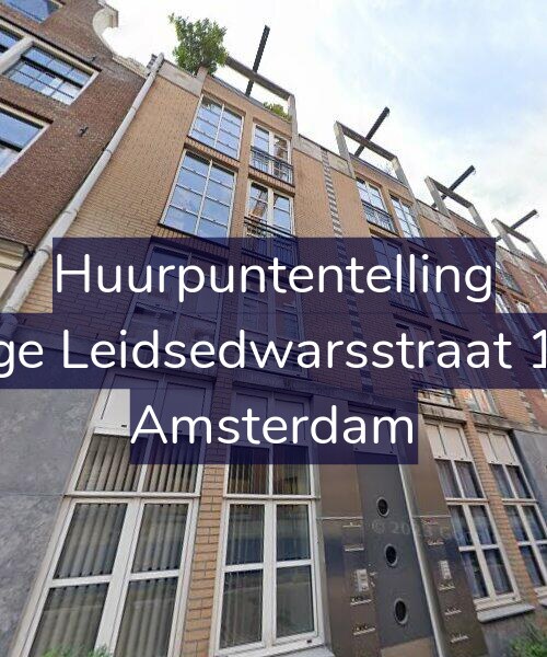 Foto gevel Huurpuntentelling voor Lange Leidsedwarsstraat 16-C, Amsterdam