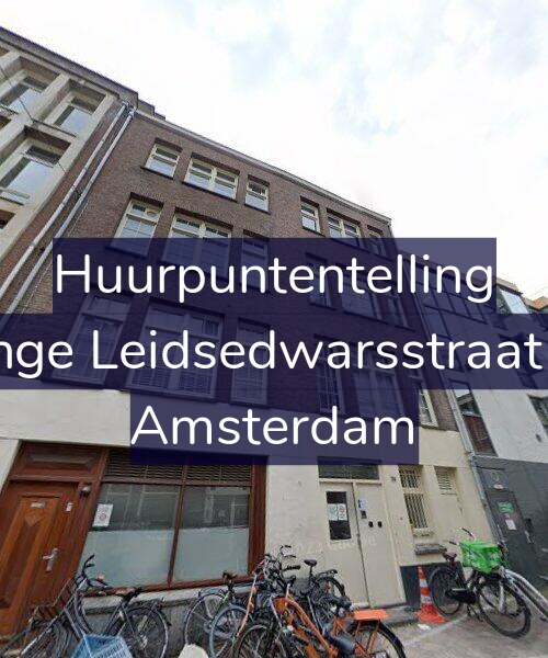Foto gevel Huurpuntentelling voor Lange Leidsedwarsstraat 74, Amsterdam