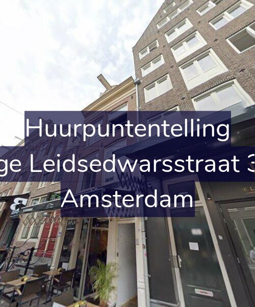 Foto gevel Huurpuntentelling voor Lange Leidsedwarsstraat 33-1, Amsterdam