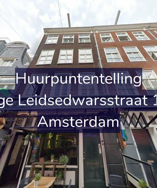 Foto gevel Huurpuntentelling voor Lange Leidsedwarsstraat 17-1, Amsterdam