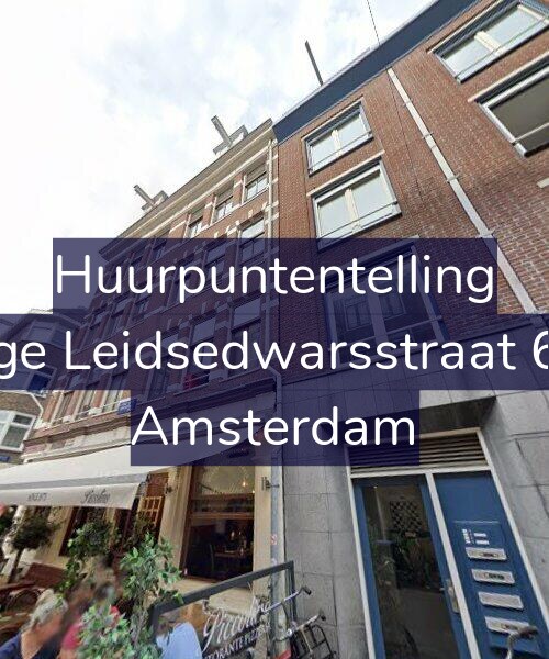 Foto gevel Huurpuntentelling voor Lange Leidsedwarsstraat 65-2, Amsterdam