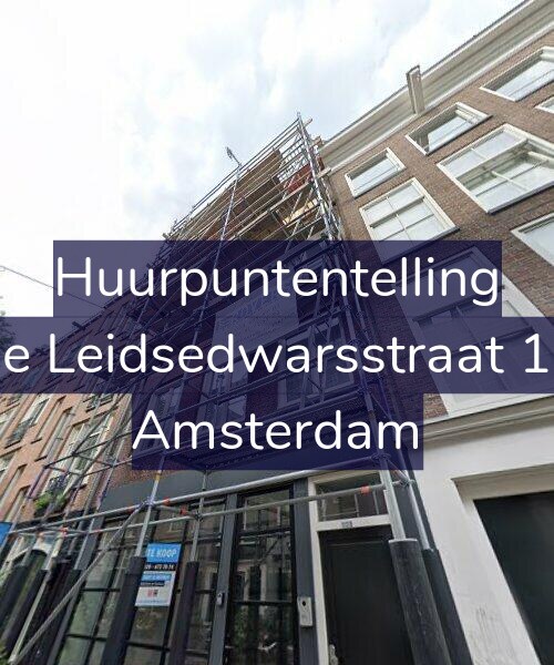 Foto gevel Huurpuntentelling voor Lange Leidsedwarsstraat 103-2, Amsterdam