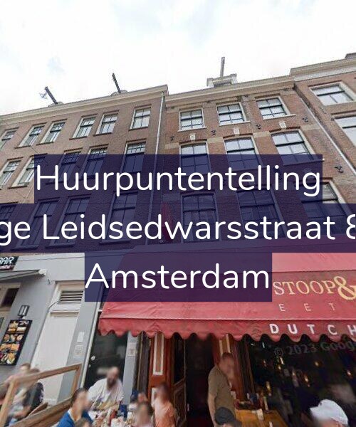 Foto gevel Huurpuntentelling voor Lange Leidsedwarsstraat 84-L, Amsterdam