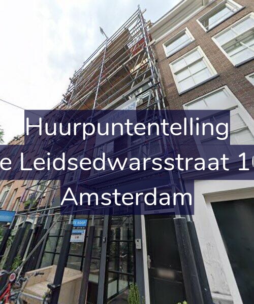 Foto gevel Huurpuntentelling voor Lange Leidsedwarsstraat 103-H, Amsterdam
