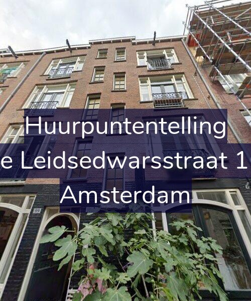Foto gevel Huurpuntentelling voor Lange Leidsedwarsstraat 101-C, Amsterdam