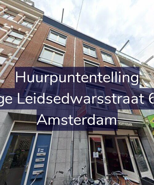 Foto gevel Huurpuntentelling voor Lange Leidsedwarsstraat 67-B, Amsterdam