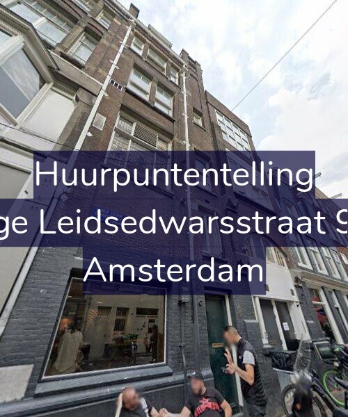 Foto gevel Huurpuntentelling voor Lange Leidsedwarsstraat 9-B2, Amsterdam