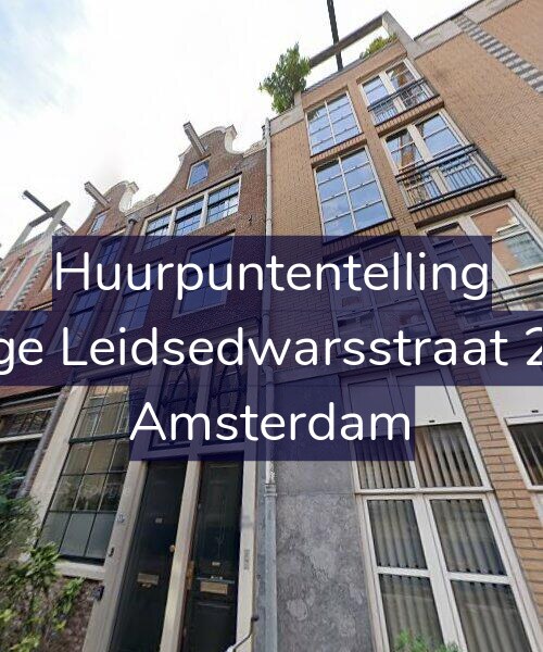 Foto gevel Huurpuntentelling voor Lange Leidsedwarsstraat 22-B, Amsterdam