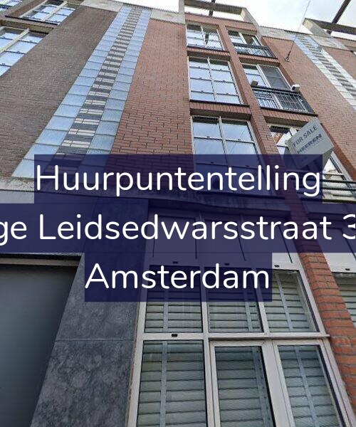 Foto gevel Huurpuntentelling voor Lange Leidsedwarsstraat 32-D, Amsterdam