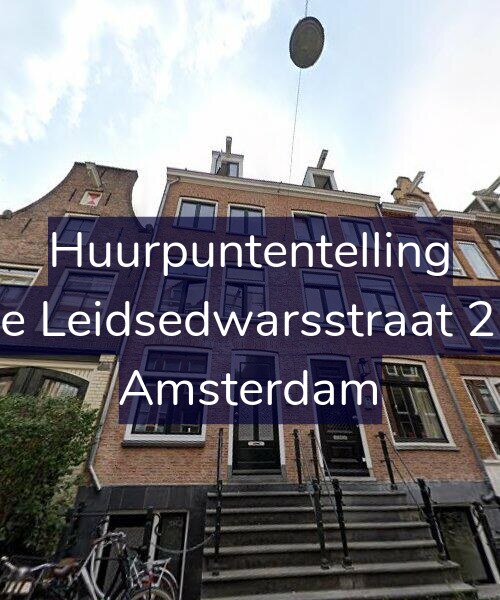 Foto gevel Huurpuntentelling voor Lange Leidsedwarsstraat 216-C, Amsterdam