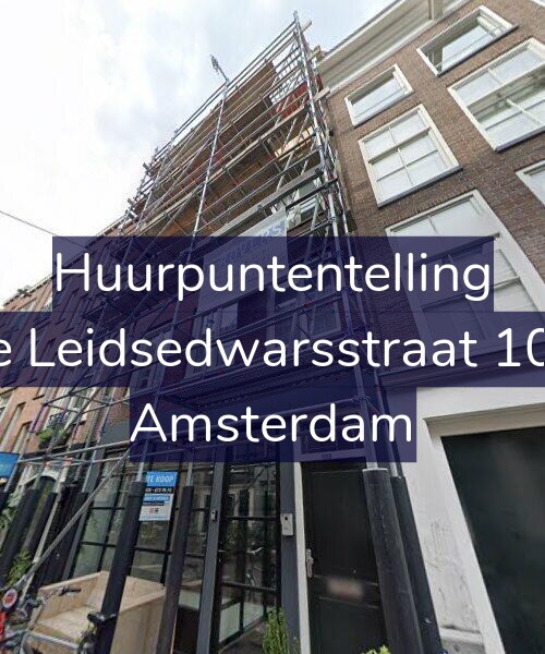 Foto gevel Huurpuntentelling voor Lange Leidsedwarsstraat 103-1B, Amsterdam