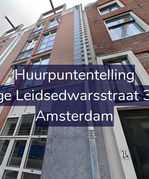 Foto gevel Huurpuntentelling voor Lange Leidsedwarsstraat 30-D, Amsterdam