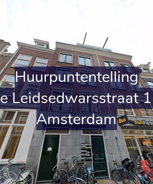 Foto gevel Huurpuntentelling voor Lange Leidsedwarsstraat 172-B, Amsterdam