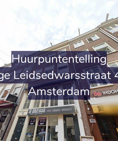 Foto gevel Huurpuntentelling voor Lange Leidsedwarsstraat 47-2, Amsterdam