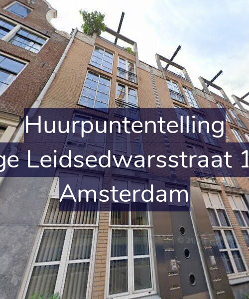 Foto gevel Huurpuntentelling voor Lange Leidsedwarsstraat 16-D, Amsterdam