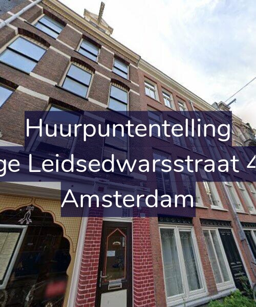 Foto gevel Huurpuntentelling voor Lange Leidsedwarsstraat 44-A, Amsterdam