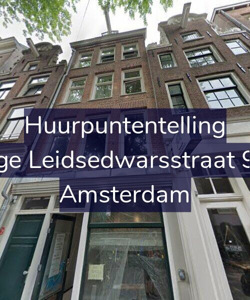 Foto gevel Huurpuntentelling voor Lange Leidsedwarsstraat 91-3, Amsterdam