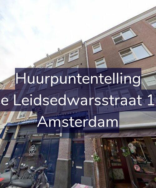 Foto gevel Huurpuntentelling voor Lange Leidsedwarsstraat 116-2, Amsterdam