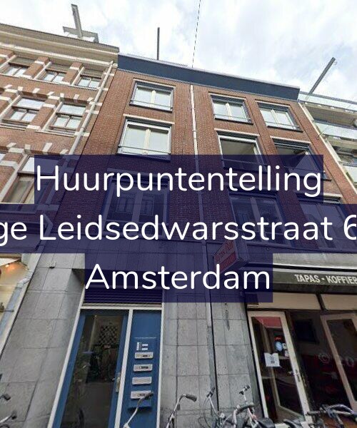 Foto gevel Huurpuntentelling voor Lange Leidsedwarsstraat 67-D, Amsterdam