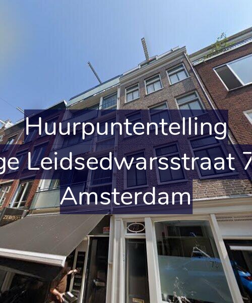 Foto gevel Huurpuntentelling voor Lange Leidsedwarsstraat 71-D, Amsterdam