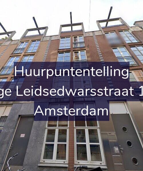 Foto gevel Huurpuntentelling voor Lange Leidsedwarsstraat 14-B, Amsterdam