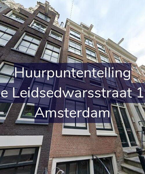 Foto gevel Huurpuntentelling voor Lange Leidsedwarsstraat 133-1, Amsterdam