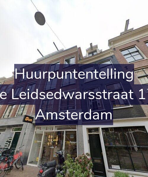 Foto gevel Huurpuntentelling voor Lange Leidsedwarsstraat 170-D, Amsterdam