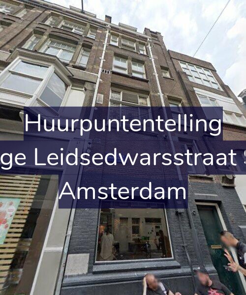 Foto gevel Huurpuntentelling voor Lange Leidsedwarsstraat 9-D, Amsterdam