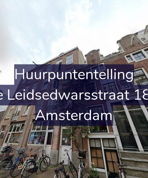 Foto gevel Huurpuntentelling voor Lange Leidsedwarsstraat 180-1V, Amsterdam