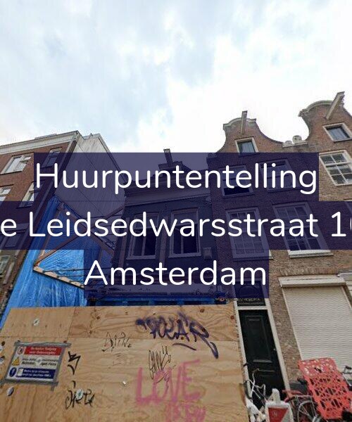 Foto gevel Huurpuntentelling voor Lange Leidsedwarsstraat 104-A, Amsterdam