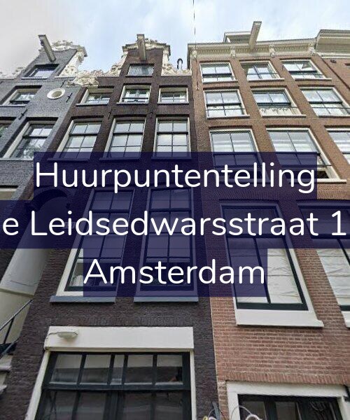 Foto gevel Huurpuntentelling voor Lange Leidsedwarsstraat 131-1, Amsterdam