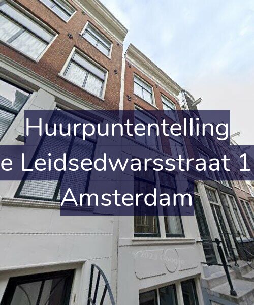 Foto gevel Huurpuntentelling voor Lange Leidsedwarsstraat 137-B, Amsterdam