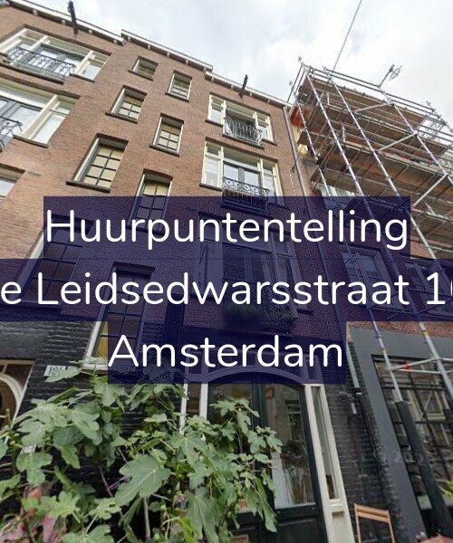 Foto gevel Huurpuntentelling voor Lange Leidsedwarsstraat 101-G, Amsterdam