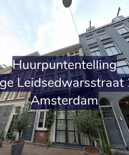 Foto gevel Huurpuntentelling voor Lange Leidsedwarsstraat 204, Amsterdam
