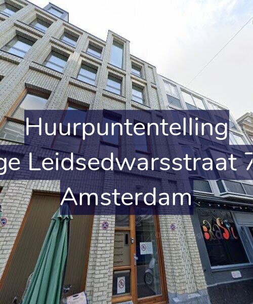 Foto gevel Huurpuntentelling voor Lange Leidsedwarsstraat 70-C, Amsterdam