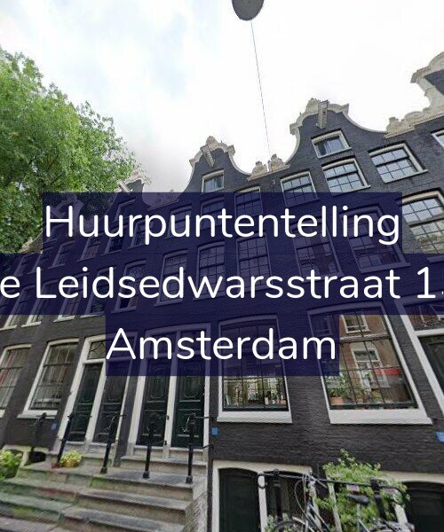 Foto gevel Huurpuntentelling voor Lange Leidsedwarsstraat 150-H, Amsterdam