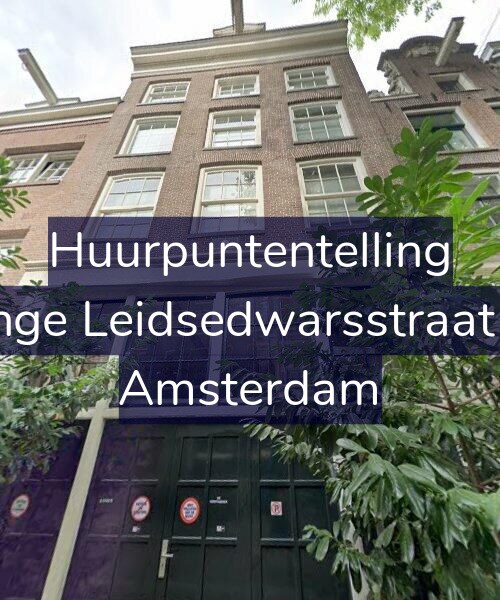 Foto gevel Huurpuntentelling voor Lange Leidsedwarsstraat 87, Amsterdam