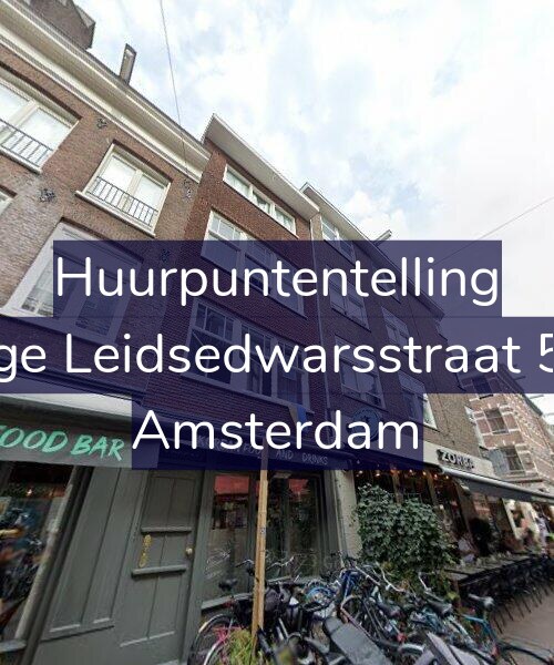 Foto gevel Huurpuntentelling voor Lange Leidsedwarsstraat 59-2, Amsterdam