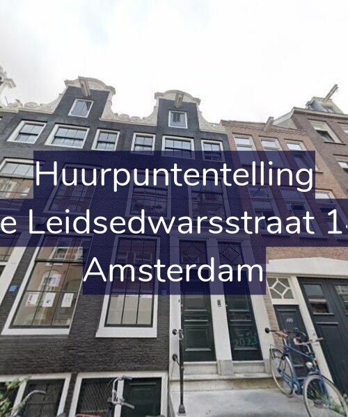 Foto gevel Huurpuntentelling voor Lange Leidsedwarsstraat 144-A, Amsterdam