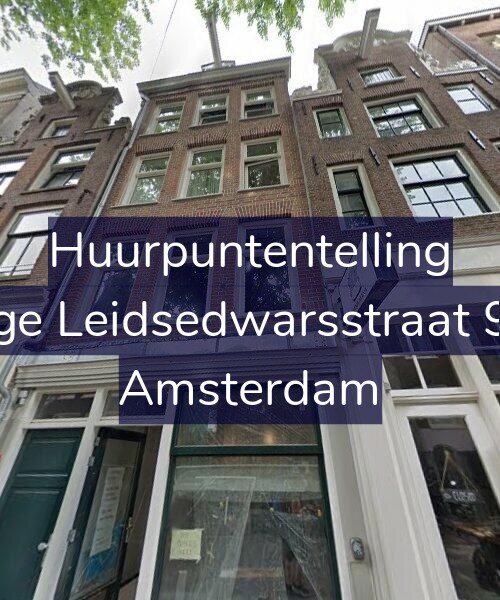 Foto gevel Huurpuntentelling voor Lange Leidsedwarsstraat 91-2, Amsterdam
