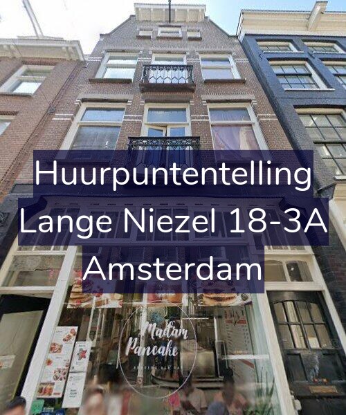 Foto gevel Huurpuntentelling voor Lange Niezel 18-3A, Amsterdam