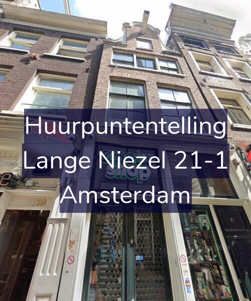 Foto gevel Huurpuntentelling voor Lange Niezel 21-1, Amsterdam