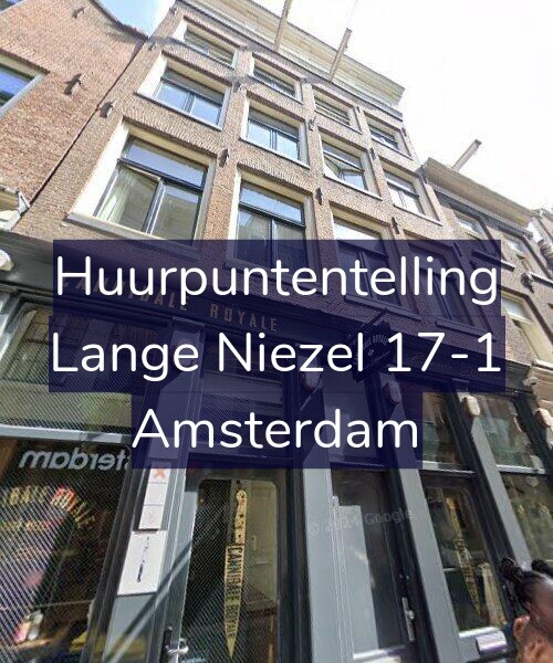Foto gevel Huurpuntentelling voor Lange Niezel 17-1, Amsterdam