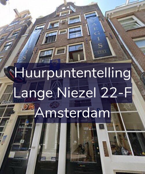 Foto gevel Huurpuntentelling voor Lange Niezel 22-F, Amsterdam